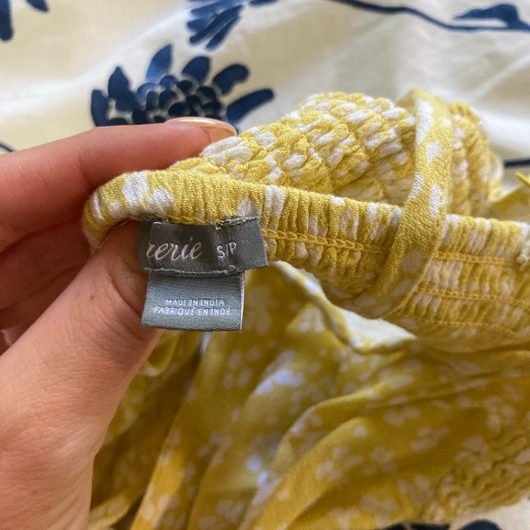 Yellow Aerie Romper w/cutouts - Picture 2 of 4